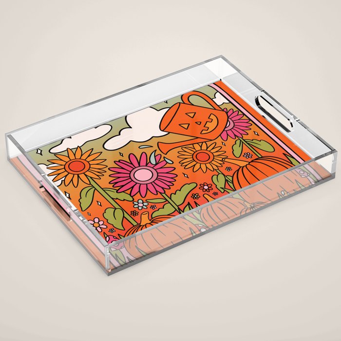 Fall Garden Acrylic Tray Gallery Image 1