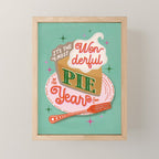 The Most Wonderful Pie of the Year Mini Art Print Gallery Image 1