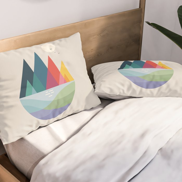 Somewhere Pillow Sham Gallery Image 2