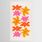Abstract Summer Flowers Tablecloth Gallery Image 2