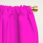 Hot Magenta Pink and Orange Trendy Ombre Window Curtain Gallery Image 2