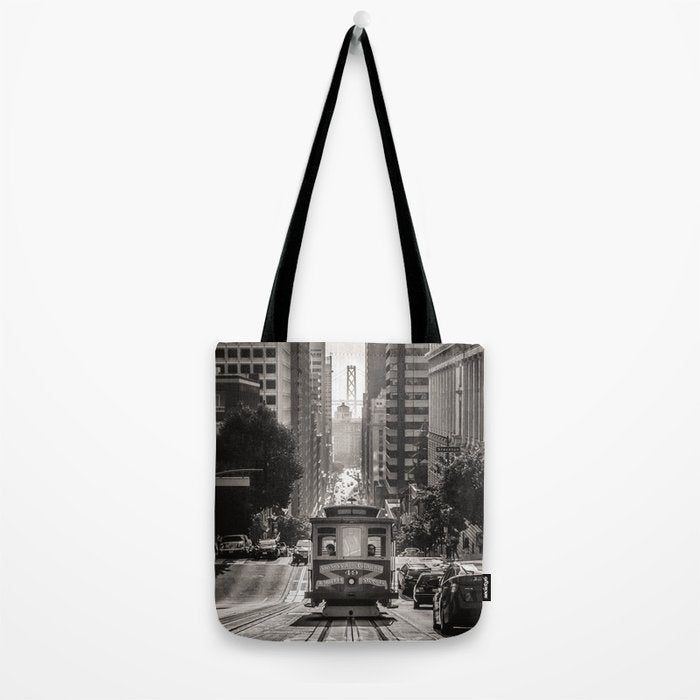 San Francisco Cable Car Tote Bag Gallery Image 2