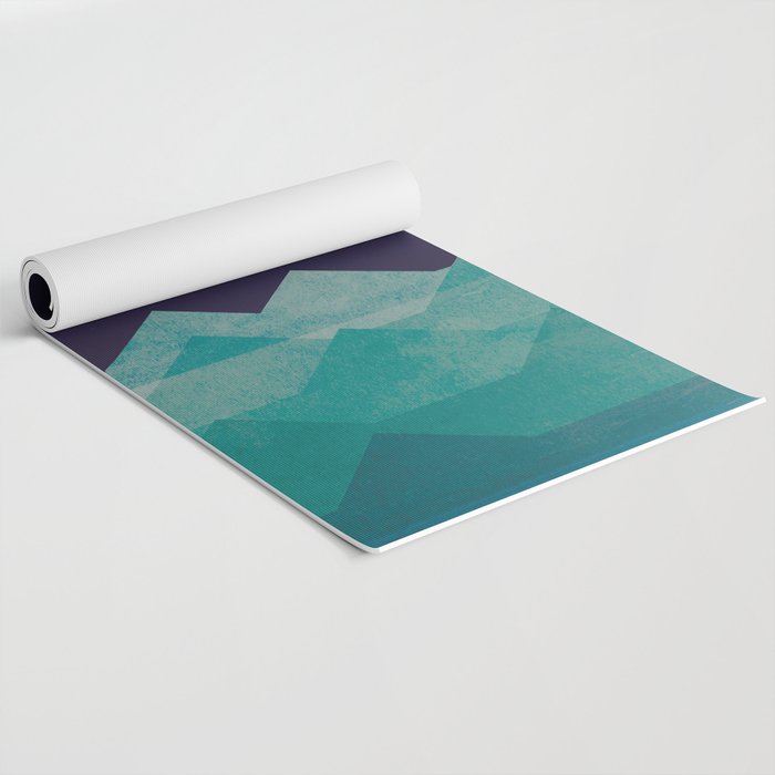 The ocean, the sea, the wave - night scene Yoga Mat Gallery Image 2