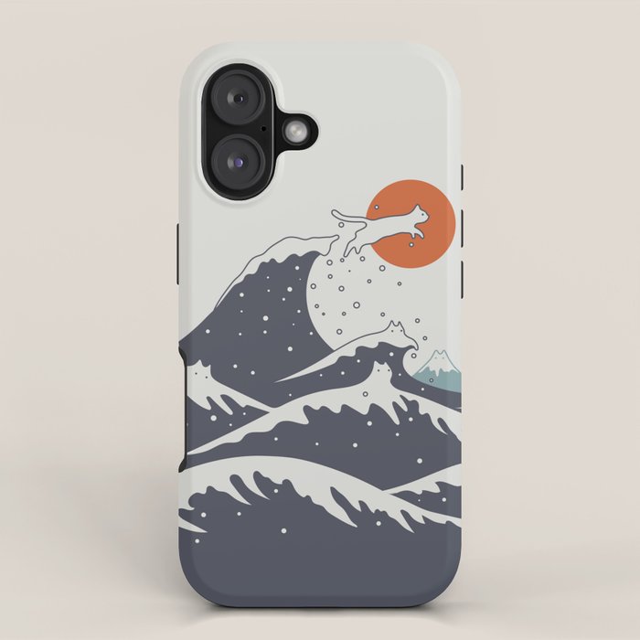Cat Landscape 55C iPhone Case Gallery Image 1