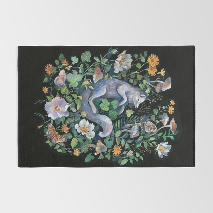 White Fox Garden Rug Gallery Image 2