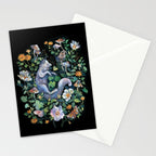 White Fox Garden Stationery Card Gallery Image 2
