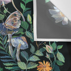 White Fox Garden Wall Tapestry Gallery Image 3
