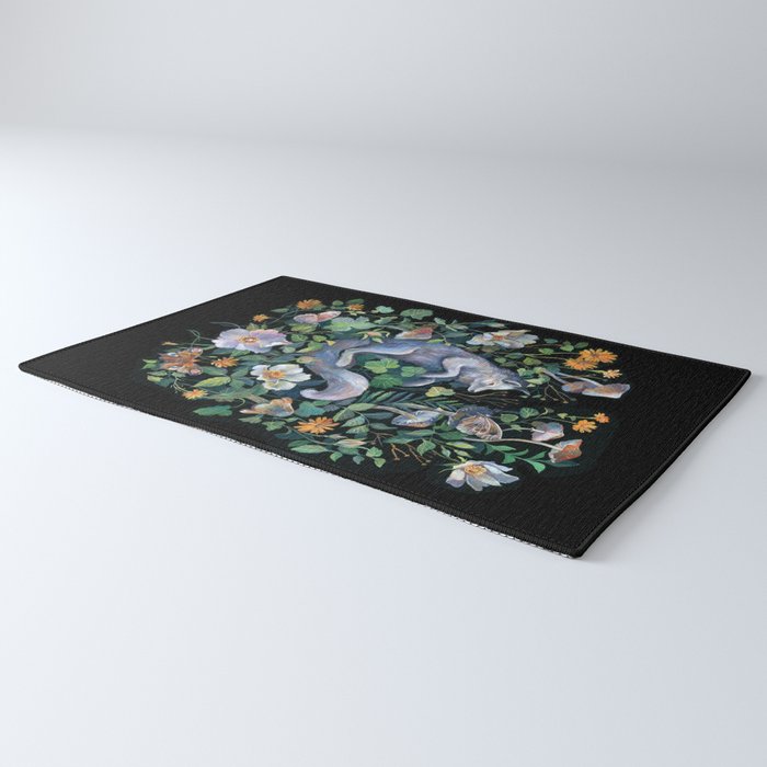 White Fox Garden Rug Gallery Image 3