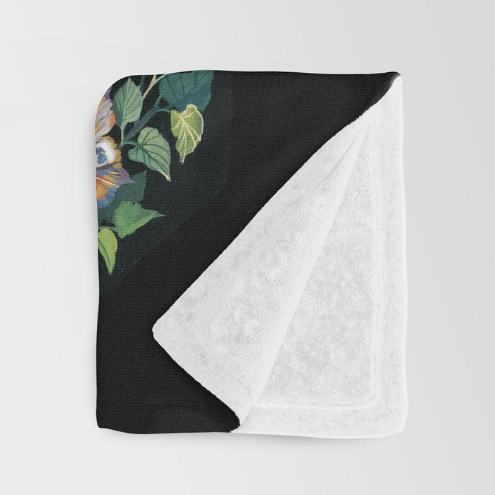 White Fox Garden Throw Blanket Gallery Image 3