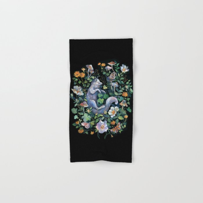 White Fox Garden Bath Towel Gallery Image 1