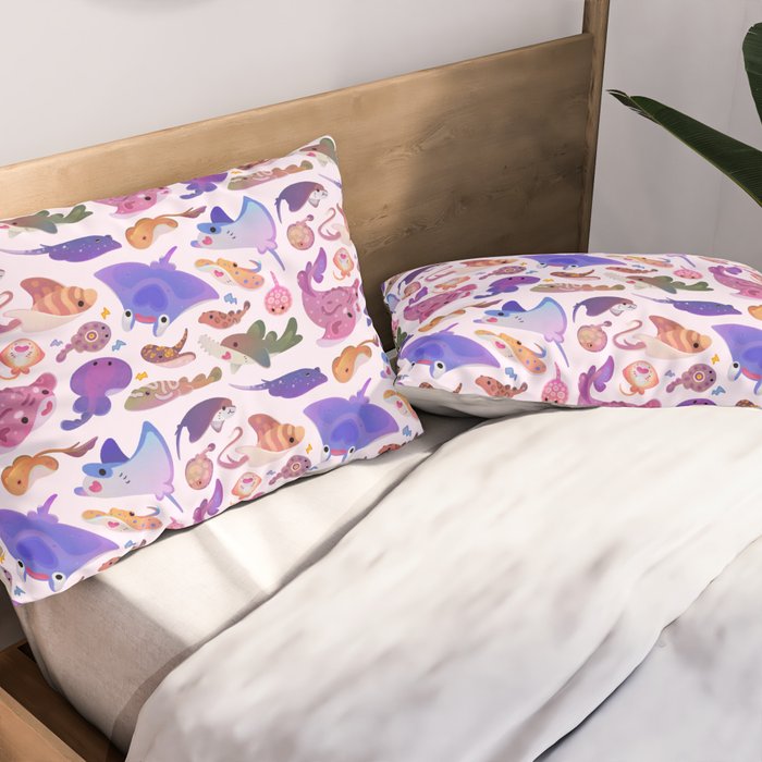Ray day 2 - pastel Pillow Sham Gallery Image 2