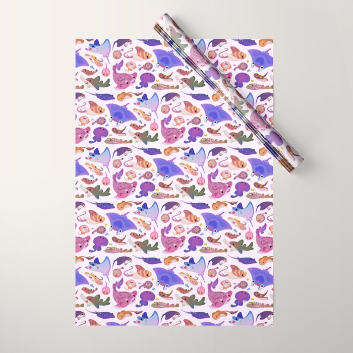 Ray day 2 - pastel Wrapping Paper Gallery Image 1