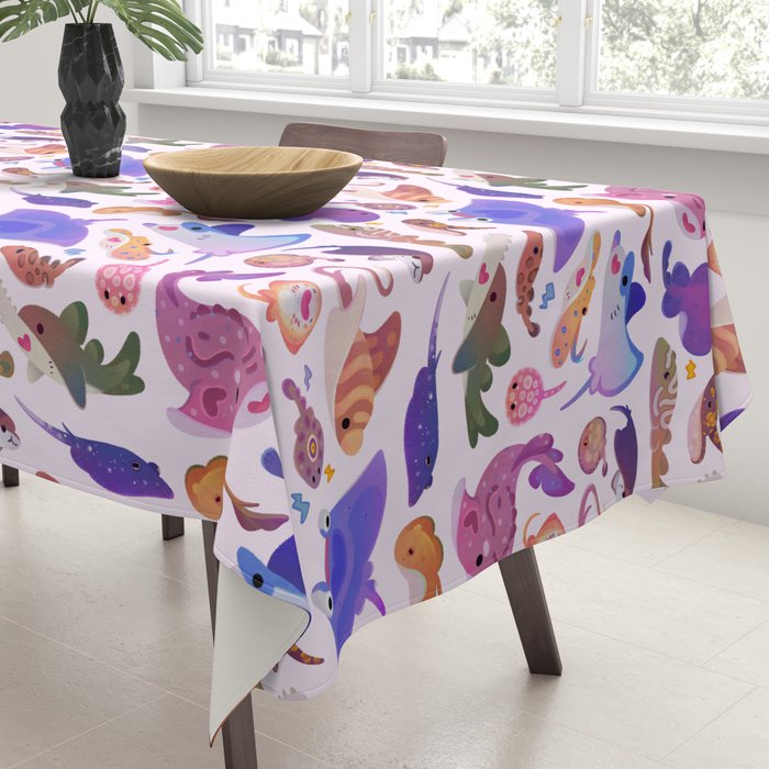 Ray day 2 - pastel Tablecloth Gallery Image 3