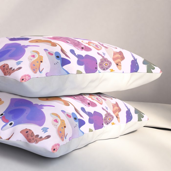 Ray day 2 - pastel Pillow Sham Gallery Image 3