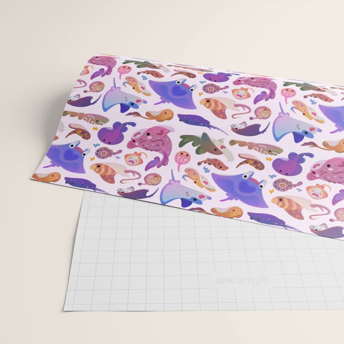 Ray day 2 - pastel Wrapping Paper Gallery Image 2