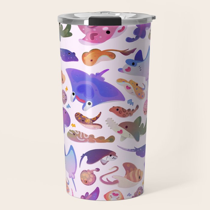 Ray day 2 - pastel Travel Mug Gallery Image 1