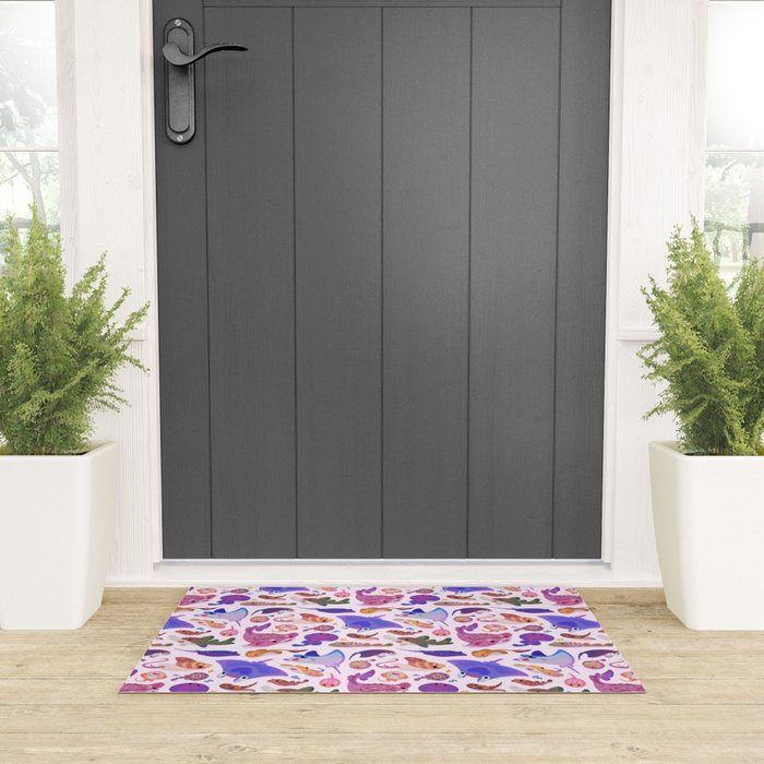 Ray day 2 - pastel Welcome Mat Gallery Image 3