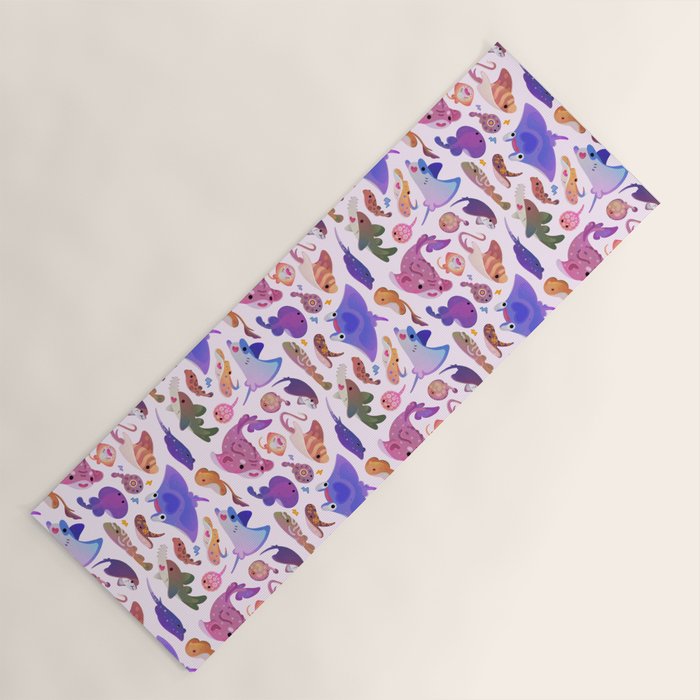 Ray day 2 - pastel Yoga Mat Gallery Image 1
