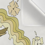 rell sunn queen of aloha // retro surf art by surfy birdy  Wall Tapestry Gallery Image 3