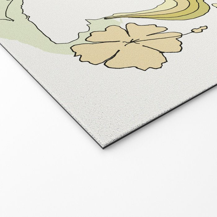 rell sunn queen of aloha // retro surf art by surfy birdy  Welcome Mat Gallery Image 2