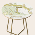 rell sunn queen of aloha // retro surf art by surfy birdy  Side Table Gallery Image 2