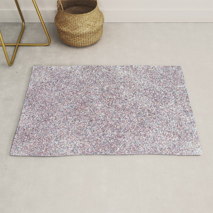 Holographic Glitter Sparkle Rug Gallery Image 1