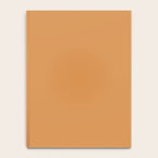 Cantaloupe Orange Muted Solid Color Notebook Gallery Image 4