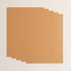 Cantaloupe Orange Muted Solid Color Wrapping Paper Gallery Image 3