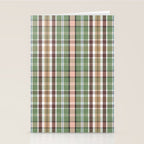 Wilderness Plaid Cozy Heirloom Multi Stationery Card Gallery Image 2