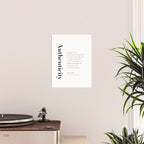 Authenticity quote by Brene Brown Poster Gallery Image 2