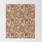 Christmas Tree Ornaments Pattern Throw Blanket Gallery Image 2