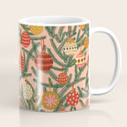Christmas Tree Ornaments Pattern Coffee Mug Gallery Image 1