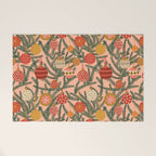 Christmas Tree Ornaments Pattern Welcome Mat Gallery Image 1