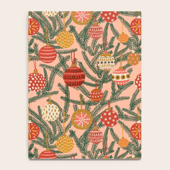Christmas Tree Ornaments Pattern Notebook Gallery Image 4