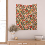 Christmas Tree Ornaments Pattern Wall Tapestry Gallery Image 2