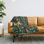 Happy holidays Throw Blanket Gallery Image 1