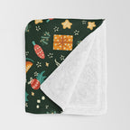 Happy holidays Throw Blanket Gallery Image 3