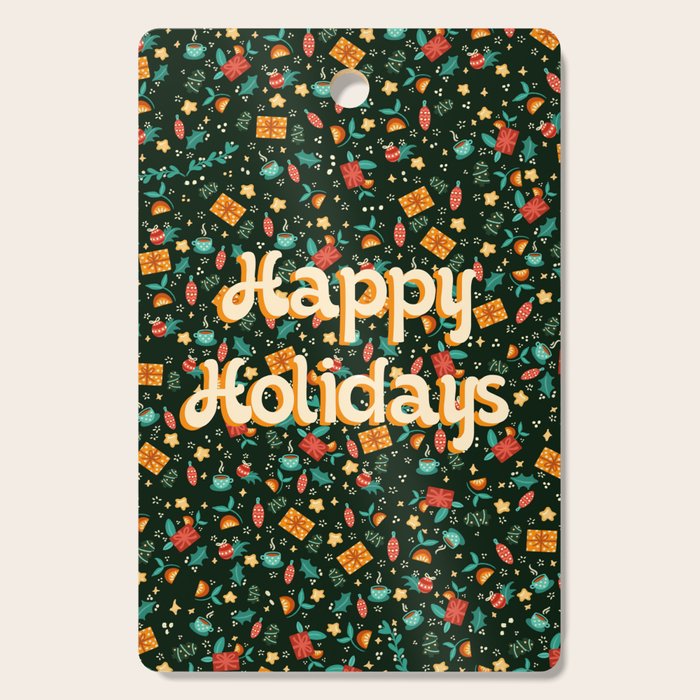 Happy holidays Cutting Board Gallery Image 1