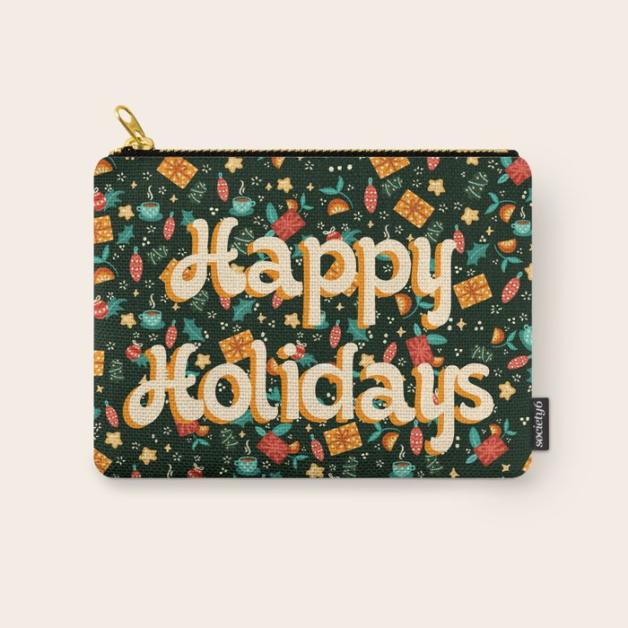 Happy holidays Carry All Pouch Gallery Image 1
