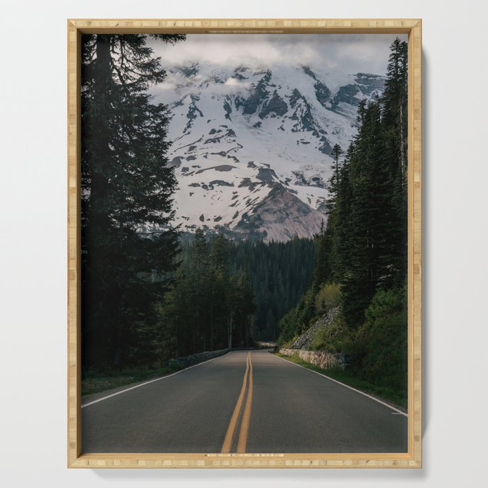Road to Rainier Serving Tray Gallery Image 1
