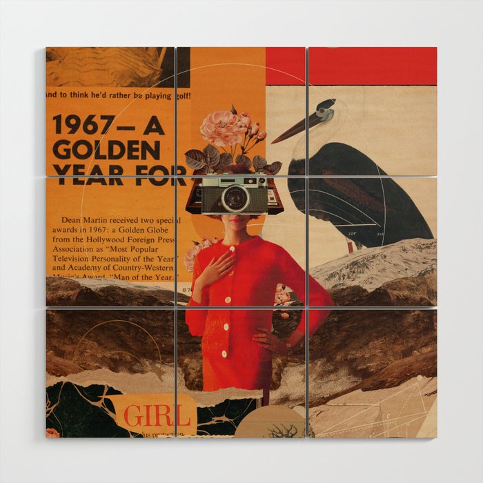a Golden Year Wood Wall Art Gallery Image 1