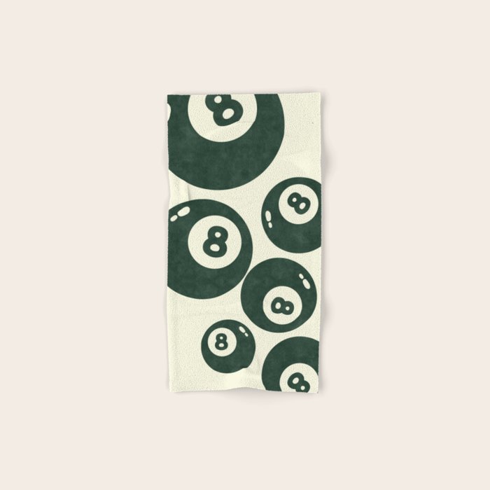 The 8 Ball Clubhouse Old Money Green Bath Towel Gallery Image 1