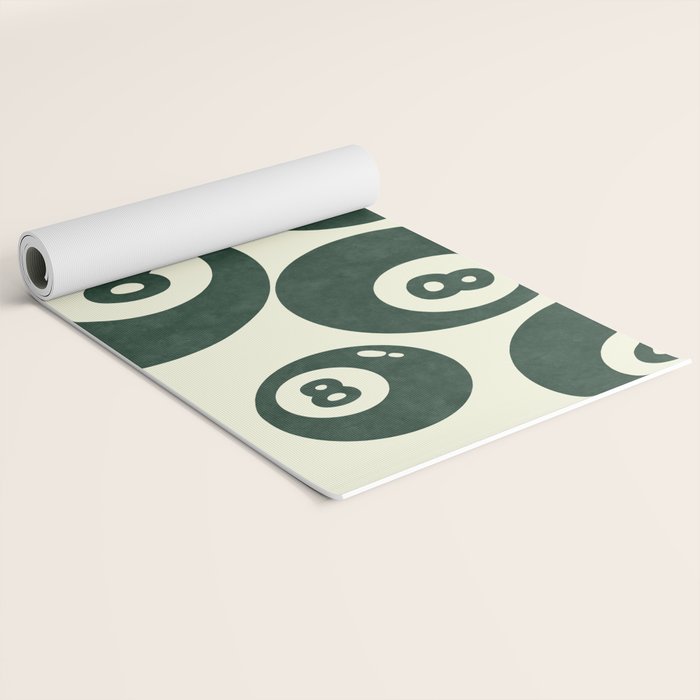 The 8 Ball Clubhouse Old Money Green Yoga Mat Gallery Image 2