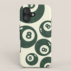 The 8 Ball Clubhouse Old Money Green iPhone Case Gallery Image 1