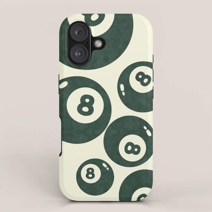 The 8 Ball Clubhouse Old Money Green iPhone Case Gallery Image 1