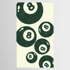 The 8 Ball Clubhouse Old Money Green Tablecloth Gallery Image 2
