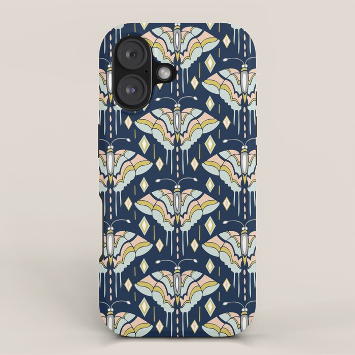 La Maison des Papillons - Midnight iPhone Case Gallery Image 1