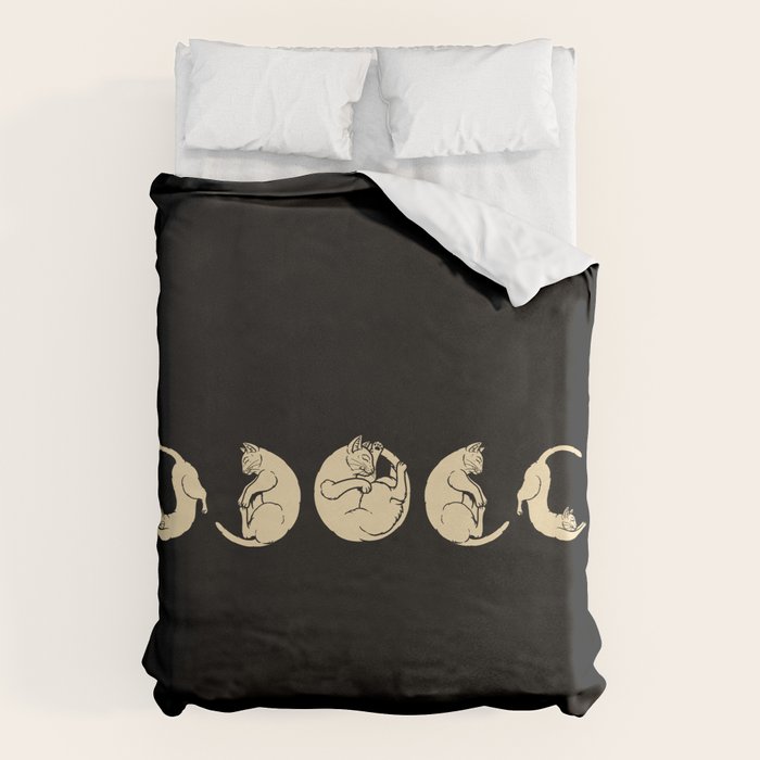 Meowphases Duvet Cover Gallery Image 1