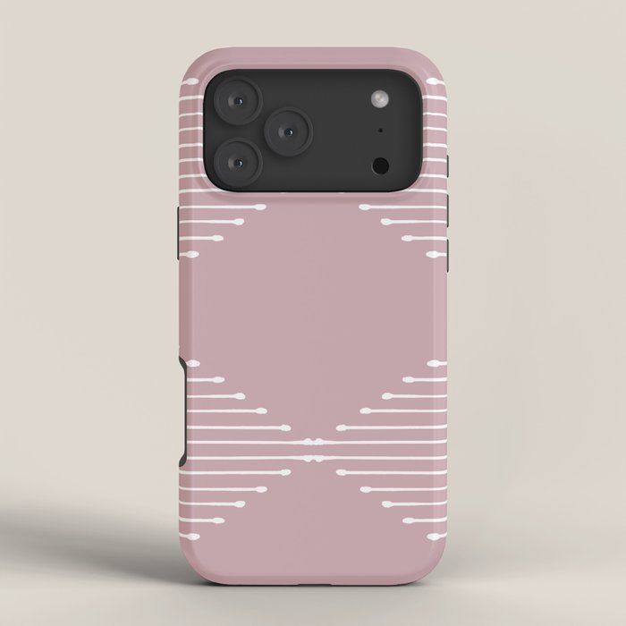 Geo (Linen Lilac) iPhone Case Gallery Image 4