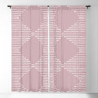 Geo (Linen Lilac) Window Curtain Gallery Image 5